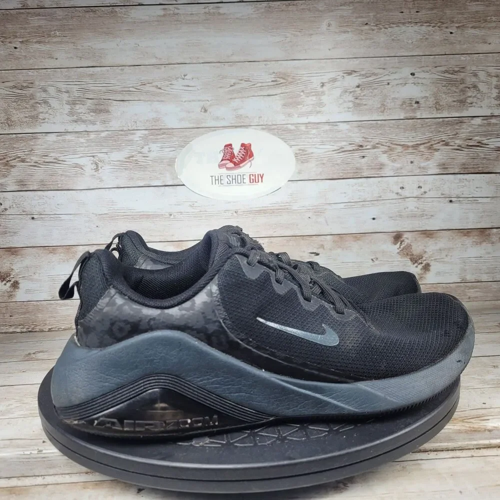Nike Air Zoom Bella 7 Trainers Women's Size 7.5 Black Lace Up Athletic Running